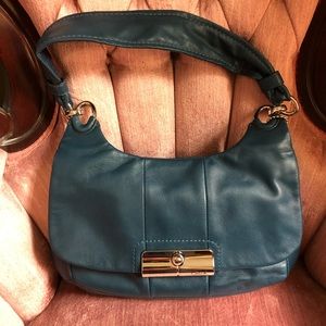 Coach Kristin leather hippie bag in blue